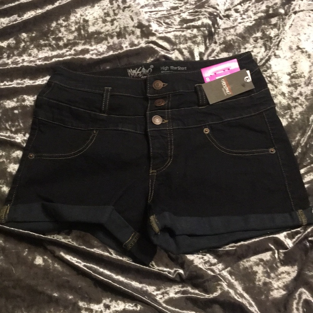 Denim shorts